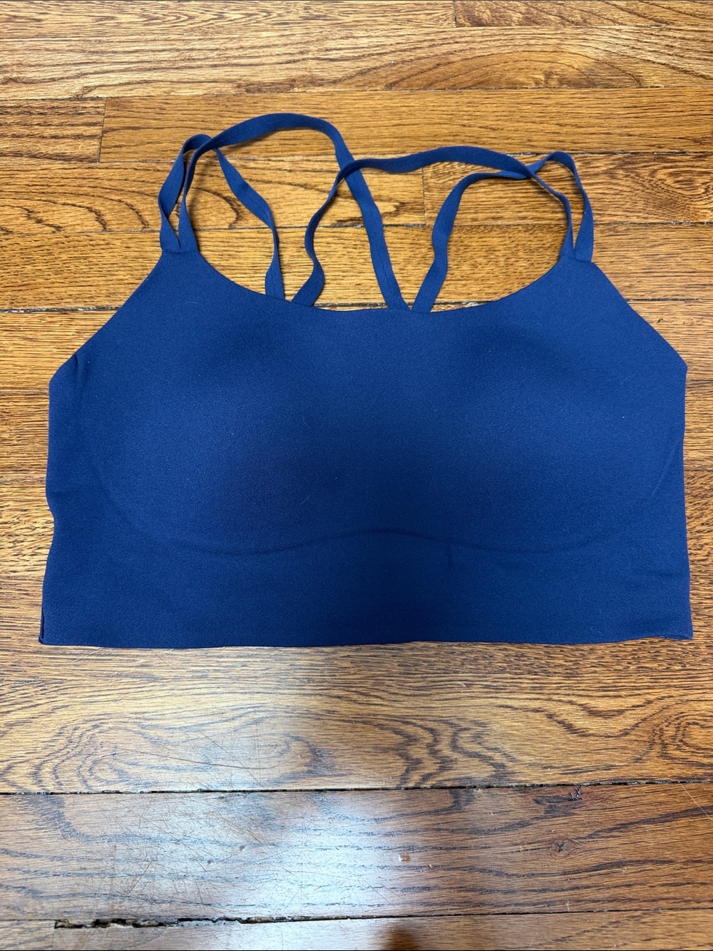 Navy Strappy Seamless Comfort Bralette